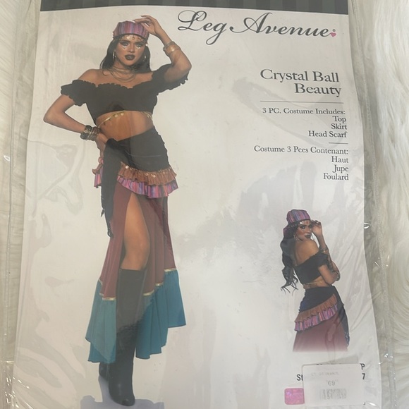 ❗️SOLD❗️NEW! LEG AVENUE GYSPY COSTUME SIZE SMALL - Picture 2 of 9